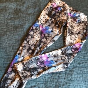 Fitness leggings, light fleece lining